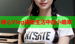 糖心Vlog揭秘生活中的小确幸