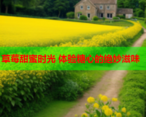 草莓甜蜜时光 体验糖心的绝妙滋味
