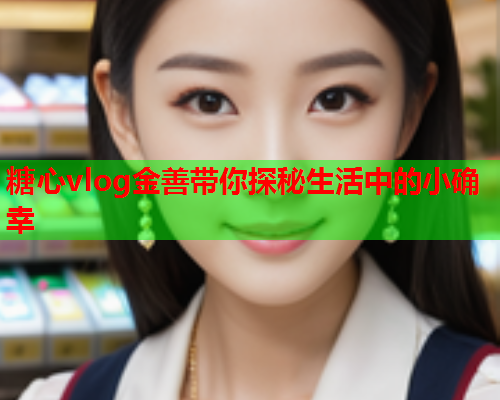 糖心vlog金善带你探秘生活中的小确幸