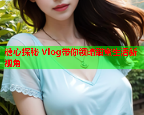 糖心探秘 Vlog带你领略甜蜜生活新视角