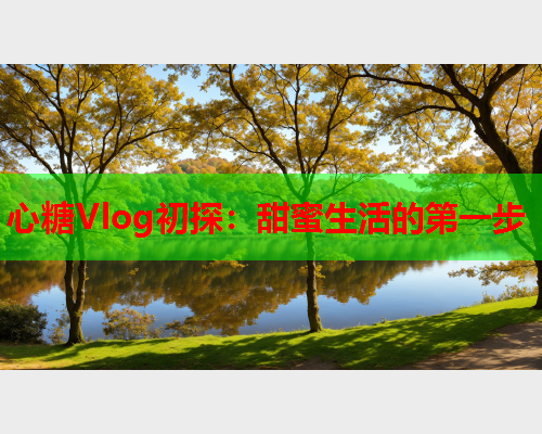 心糖Vlog初探：甜蜜生活的第一步
