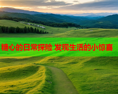 糖心的日常探险 发现生活的小惊喜