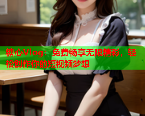 糖心Vlog：免费畅享无限精彩，轻松创作你的短视频梦想