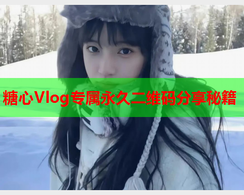 糖心Vlog专属永久二维码分享秘籍